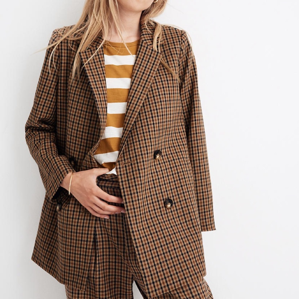 Madewell Caldwell Double-Breasted Blazer - Picture 13 of 14